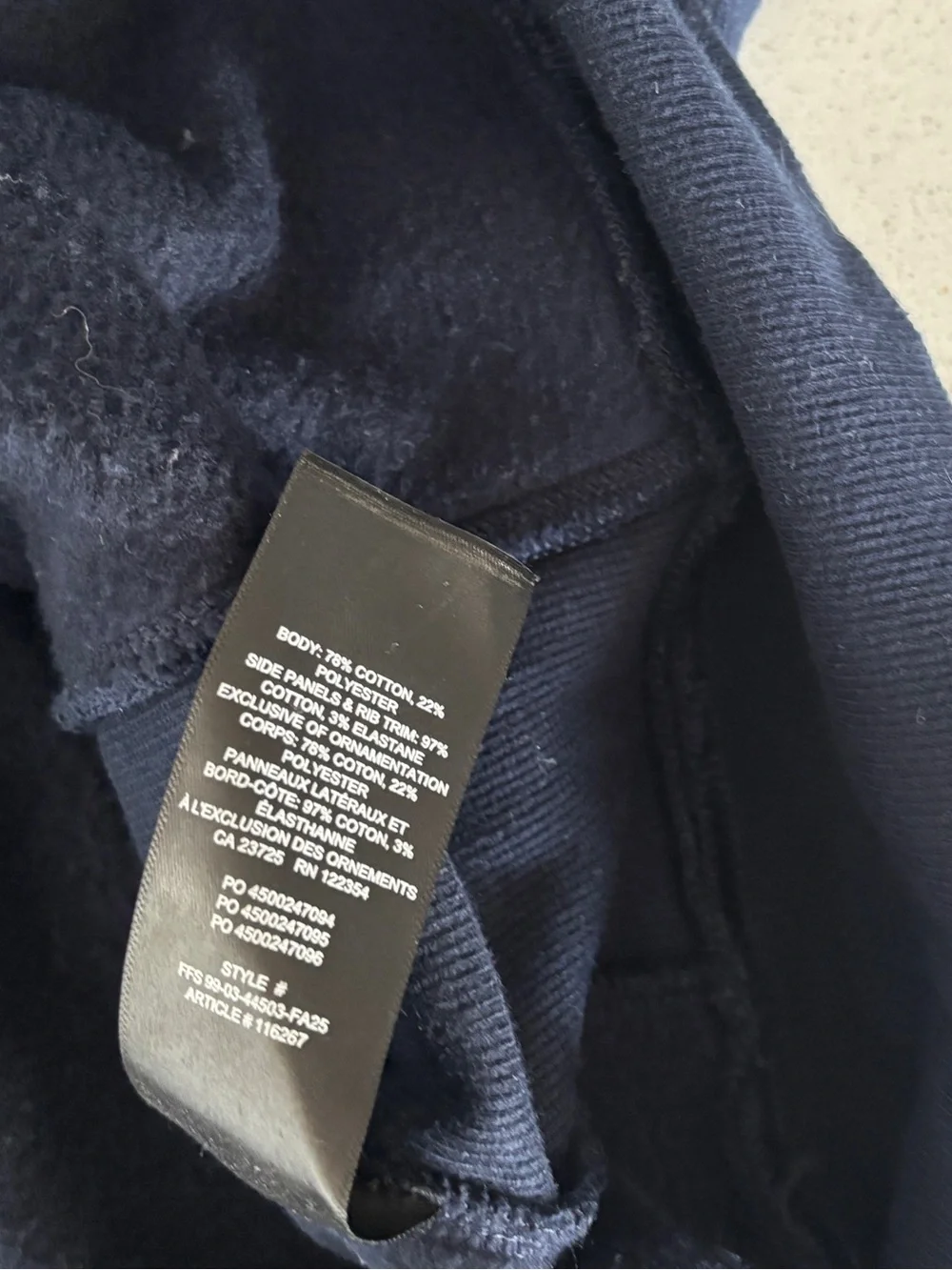 Aritzia Blue Sweatsuit Matching Set